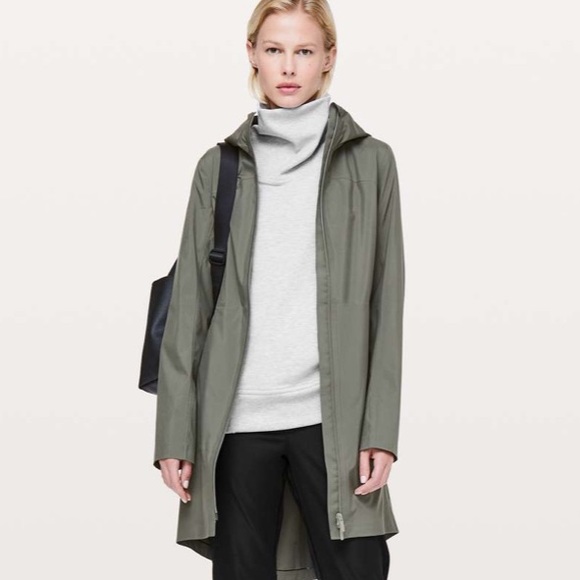 Lululemon High Lines Pullover in Heathered Core Ultra Light Grey Sz 6 - Picture 2 of 5